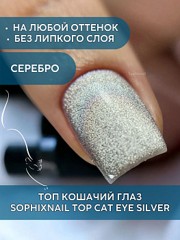 SOPHIXNAIL Top Cat Eye Silver